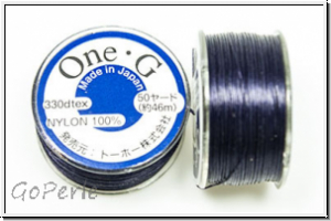 TOHO OneG Beading-Thread Fdelgarn, navy, 1 Spule