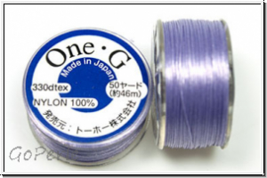 TOHO OneG Beading-Thread Fdelgarn, light lavender, 1 Spule