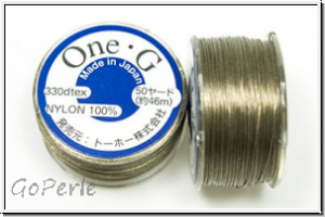 TOHO OneG Beading-Thread Fdelgarn, light khaki, 1 Spule