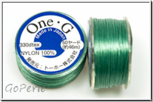 TOHO OneG Beading-Thread Fdelgarn, mint green,1 Spule