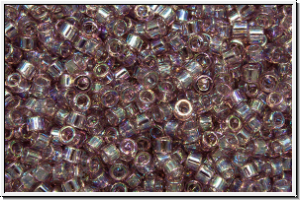 DB0173, MIYUKI Delica, 11/0, amethyst, lt., trans., AB, 5g