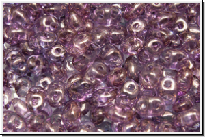 SD-70120-15726, SuperDuo Beads, rosaline, trans., vega luster, 10g