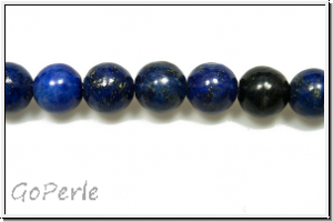 Lapis Lazuli Perlen, rund, 6mm, 1 Strang