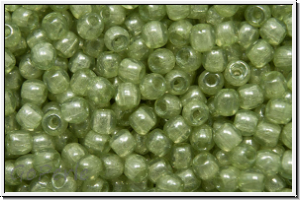 bhm. Glasperle, rund, 2mm, crystal, trans., seafoam luster, 150 Stk.