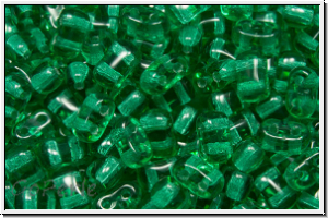 Bi-Bo-Beads, 5,3x2,4mm, emerald, trans., 150 Stk. (ca. 11g)