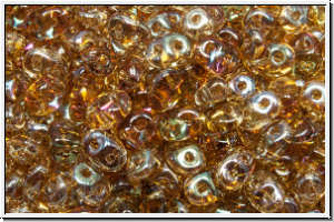 SD-00030-22501, SuperDuo Beads, crystal, trans., celsian, 10g