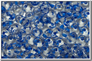 SD-00030-44836, SuperDuo Beads, crystal, trans., blue-ld., 10g