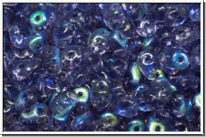 SD-20500-28701, SuperDuo Beads, tanzanite, trans., AB, 10g