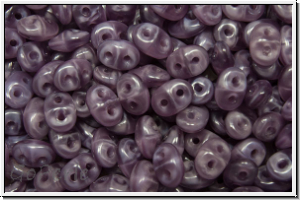 SD-21010-00000, SuperDuo Beads, amethyst, opal, 10g