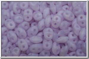 SD-21310-84110, SuperDuo Beads, violet, opal, matte, 10g