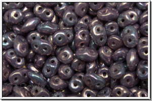 SD-23020-15001, SuperDuo Beads, lavender, op., nebula, 10g