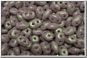 SD-23020-56952, SuperDuo Beads, lavender, op., stardust, 10g