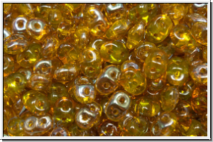 SD-80020-22501, SuperDuo Beads, yellow, trans., celsian, 10g