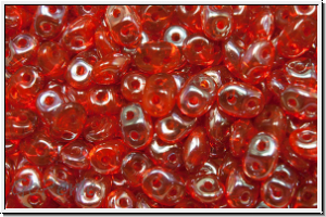 SD-90030-22501, SuperDuo Beads, hyacinth, trans., celsian, 10g