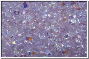 Bhm. Glasschliffperle, feuerpol., 4mm, alexandrite, trans., AB, 50 Stk.