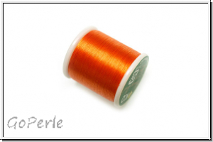 K.O. Beading Thread, Fdelgarn, orange, 1 Spule