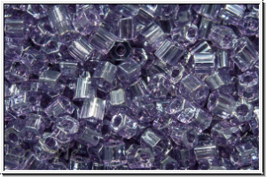 TH-11-0136, TOHO Hexagon, 11/0, sugar plum, trans., luster, 10g