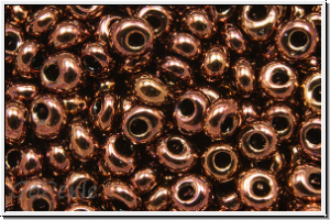 TM-03-0222, TOHO Magatamas, 3 mm, bronze, dk., met., 10g