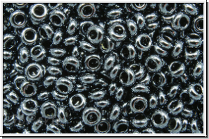 TN-11-0081, TOHO Demi Rounds, 2,2x1mm, hematite, met., 5g