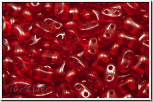 Bi-Bo-Beads, 5,3x2,4mm, siam, trans., 150 Stk. (ca. 11g)