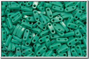 QTL-0412, MIYUKI Quarter Tila Beads, turquoise, op., 5g