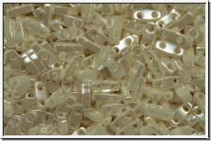 QTL-0592, MIYUKI Quarter Tila Beads, ivory pearl, ceylon, 5g