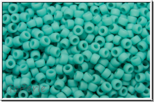 R-15-0055f, TOHO Rocailles, 15/0, turquoise, op., matte, 5g