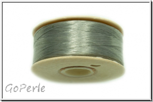 NYMO, Size0, Beading Thread, Nylon-Fdelgarn, grey, 1 Spule