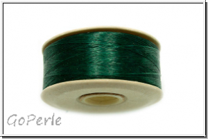 NYMO, Size0, Beading Thread, Nylon-Fdelgarn, green, dk., 1 Spule