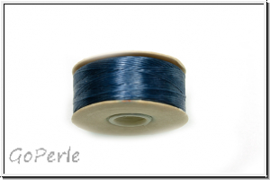 NYMO, SizeB, Beading Thread, Nylon-Fdelgarn, blue, royal, 1 Spule