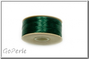 NYMO, SizeB, Beading Thread, Nylon-Fdelgarn, green, dk., 1 Spule