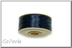 NYMO, SizeB, Beading Thread, Nylon-Fdelgarn, blue, 1 Spule