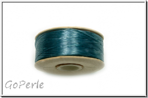 NYMO, SizeB, Beading Thread, Nylon-Fdelgarn, turquoise, 1 Spule