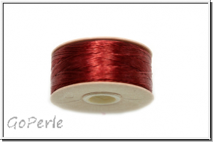 NYMO, SizeD, Beading Thread, Nylon-Fdelgarn, red, 1 Spule