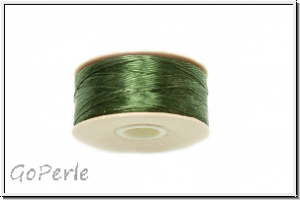 NYMO, SizeD, Beading Thread, Nylon-Fdelgarn, olivine, 1 Spule