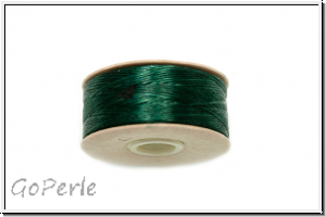 NYMO, SizeD, Beading Thread, Nylon-Fdelgarn, green, dk., 1 Spule