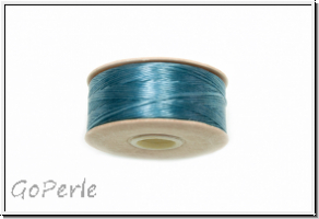 NYMO, SizeD, Beading Thread, Nylon-Fdelgarn, turquoise, 1 Spule