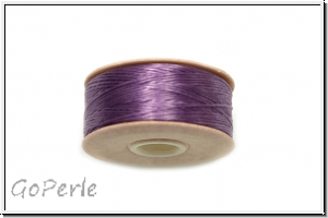 NYMO, SizeD, Beading Thread, Nylon-Fdelgarn, purple, lt., 1 Spule