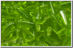 VILLA Beads, PRECIOSA, 6x6x14mm, olivine, palest, trans., 20 Stk.