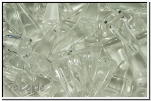 VILLA Beads, PRECIOSA, 6x6x14mm, crystal, trans., 20 Stk.