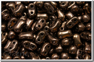 Bi-Bo-Beads, 5,3x2,4mm, black, op., vega luster, 150 Stk. (ca. 11g)