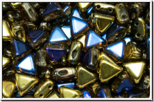 KHEOPS PAR PUCA, 6x5mm, crystal, trans., california blue, 50 Stk.