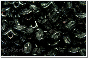 Orion-Beads, 3x5mm, black, op., 50 Stk.