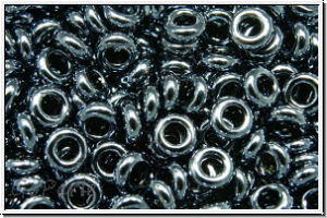 TN-08-0081, TOHO Demi Rounds, 3,1x1,2mm, hematite, met., 5g