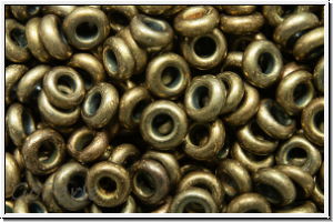 TN-08-0225, TOHO Demi Rounds, 3,1x1,2mm, bronze, met., antique gold, 5g