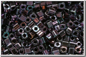 TCS-15-0090, TOHO Cubes, 1,5mm, amethyst gunmetal, met., 5g