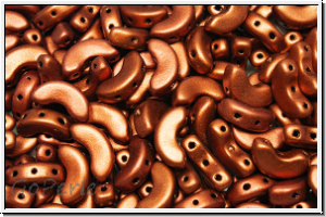 ARCOS PAR PUCA, 10x5mm, copper, dk., met., satin, 25 Stk.