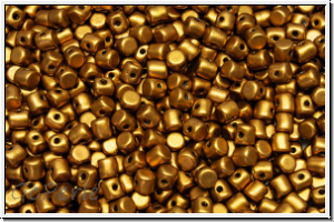 MINOS PAR PUCA, 3x2,5mm, gold, brass, met., satin, 50 Stk.