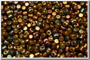 MINOS PAR PUCA, 3x2,5mm, bronze, met., AB, satin, 50 Stk.