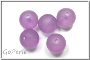 Acryl-Perle, rund, 14mm, lavender, matte, 5 Stk.